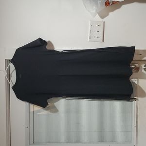 Black above knee dress